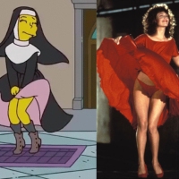 La Monja de Rojo en Los Simpson